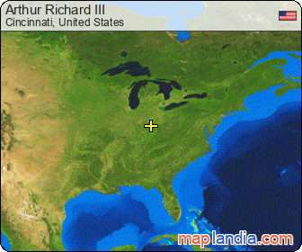 Arthur Richard III satellite map