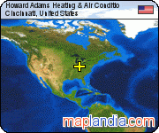 Howard Adams Heating & Air Conditio satellite map