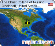 The Christ College of Nursing satellite map