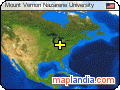 Mount Vernon Nazarene University  satellite map