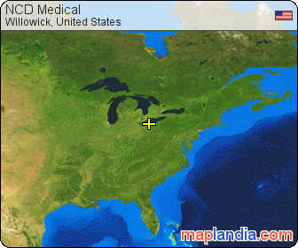 NCD Medical satellite map