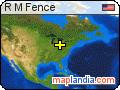 R M Fence satellite map