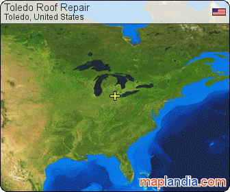 Toledo Roof Repair satellite map