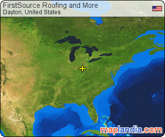 FirstSource Roofing and More satellite map