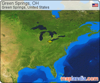 Green Springs, OH satellite map