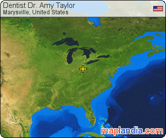 Dentist Dr. Amy Taylor satellite map