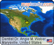 Dentist Dr. Angie M. Weber satellite map