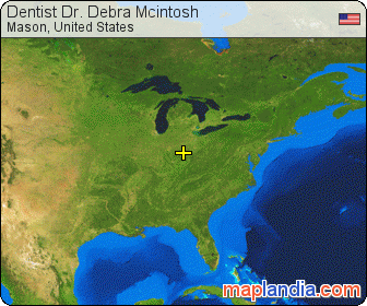 Dentist Dr. Debra Mcintosh satellite map