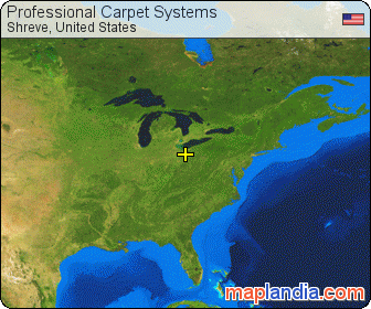 Professional Carpet Systems satellite map