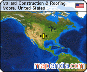 Mallard Construction & Roofing satellite map
