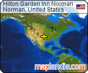 Hilton Garden Inn Norman satellite map