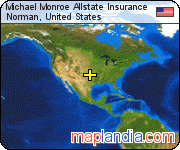Michael Monroe Allstate Insurance satellite map