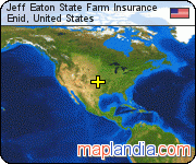 Jeff Eaton State Farm Insurance satellite map