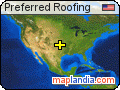 Preferred Roofing satellite map