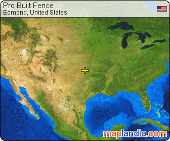 Pro Built Fence satellite map