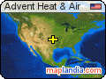 Advent Heat & Air satellite map