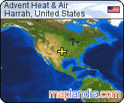 Advent Heat & Air satellite map