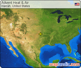 Advent Heat & Air satellite map