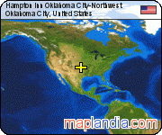 Hampton Inn Oklahoma City-Northwest satellite map