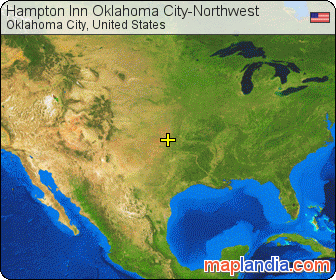 Hampton Inn Oklahoma City-Northwest satellite map