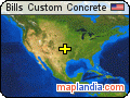 Bill’s Custom Concrete satellite map