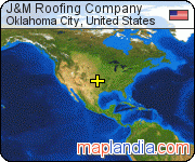 J&M Roofing Company satellite map