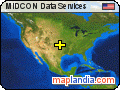 MIDCON Data Services satellite map