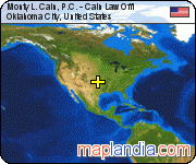 Monty L. Cain, P.C. - Cain Law Offi satellite map