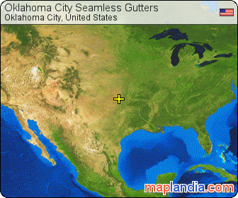 Oklahoma City Seamless Gutters satellite map