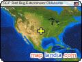 OCP Bed Bug Exterminator Oklahoma satellite map