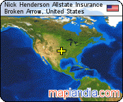 Nick Henderson Allstate Insurance satellite map