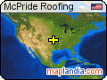 McPride Roofing satellite map