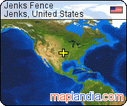 Jenks Fence satellite map