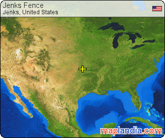 Jenks Fence satellite map
