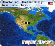 Hampton Inn Tulsa-Sand Springs satellite map