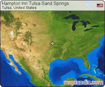 Hampton Inn Tulsa-Sand Springs satellite map