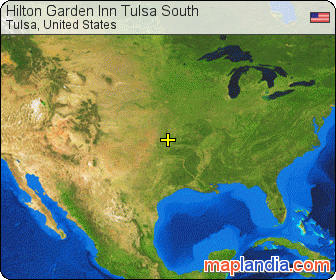 Hilton Garden Inn Tulsa South satellite map