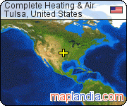 Complete Heating & Air satellite map