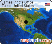 James Inhofe Office satellite map