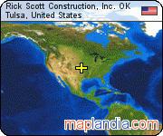 Rick Scott Construction, Inc. OK satellite map