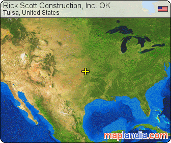 Rick Scott Construction, Inc. OK satellite map