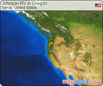 Johnson RV in Oregon satellite map