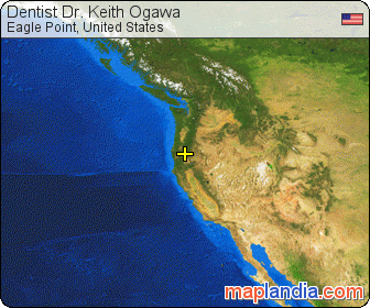 Dentist Dr. Keith Ogawa satellite map