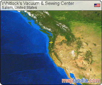 Whitlock's Vacuum & Sewing Center satellite map