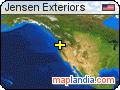 Jensen Exteriors satellite map