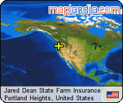 Jared Dean State Farm Insurance satellite map