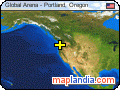 Global Arena - Portland, Oregon satellite map