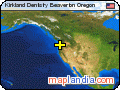 Kirkland Dentistry Beaverton Oregon satellite map