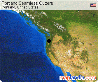 Portland Seamless Gutters satellite map