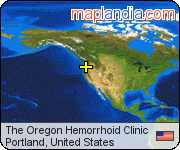 The Oregon Hemorrhoid Clinic satellite map